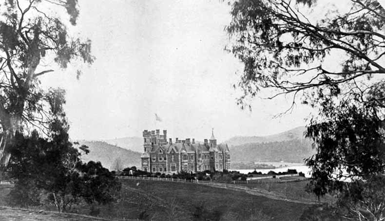 1869 Government House - from the West - Photographer S Clifford TAHO