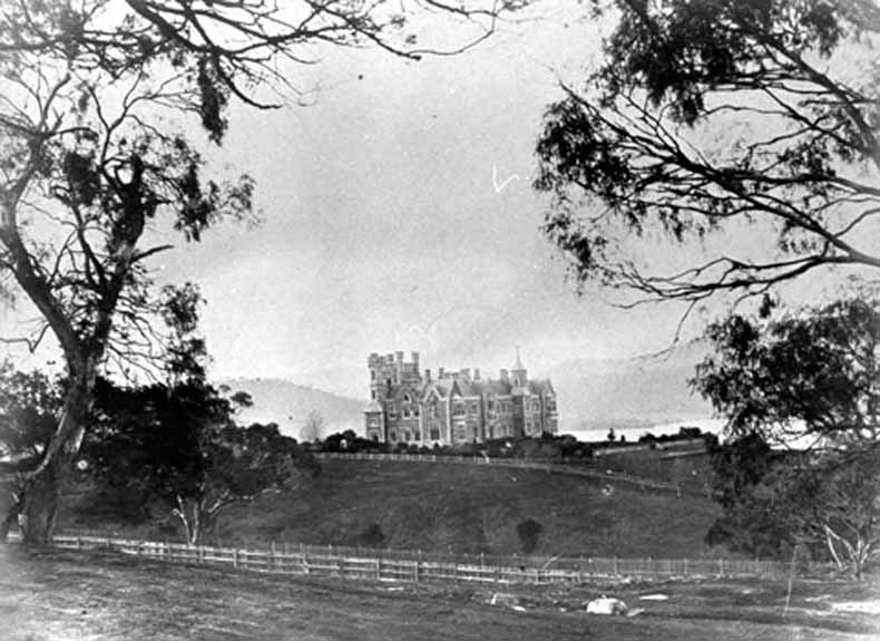 1870 Government House - view from the South West TAHO