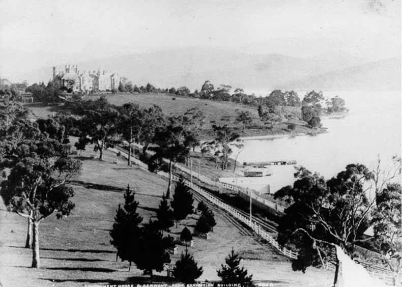 1895 Government House Hobart from the Domain TAHO