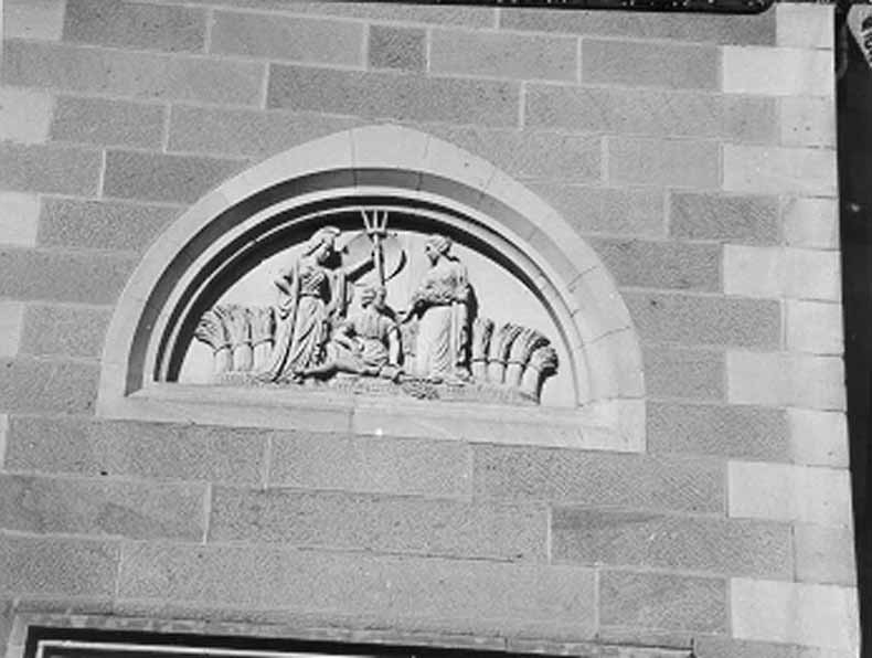 Government House Detail of carving above doorway see also 301089 301092 1959 TAHO