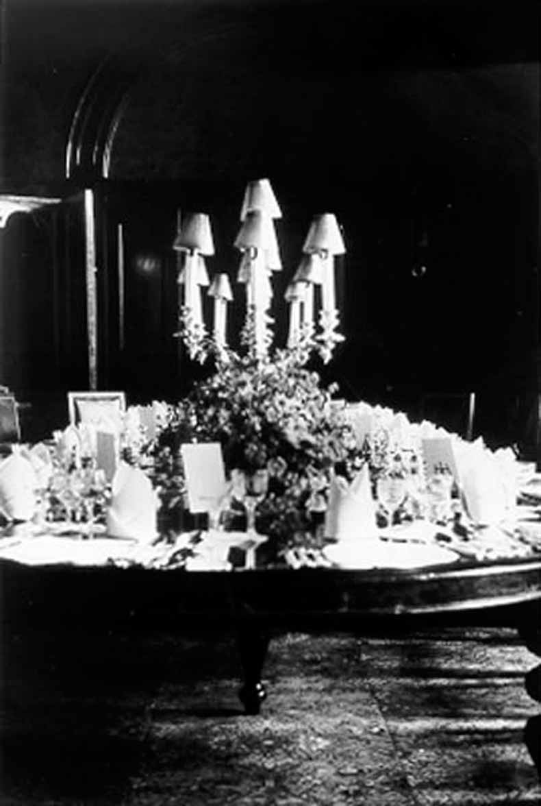 Interior - Dining room decorations at Government House 1942 TAHO