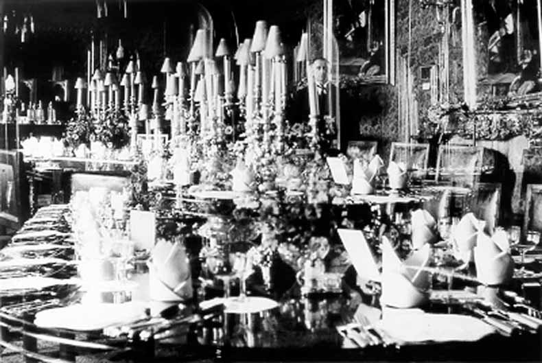 Interior view of decorations at Government House 1942 TAHO