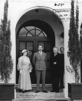 HRH Prince Henry with Prime Minister Lyons and Mrs Lyons, Canberra, 1934 NAA